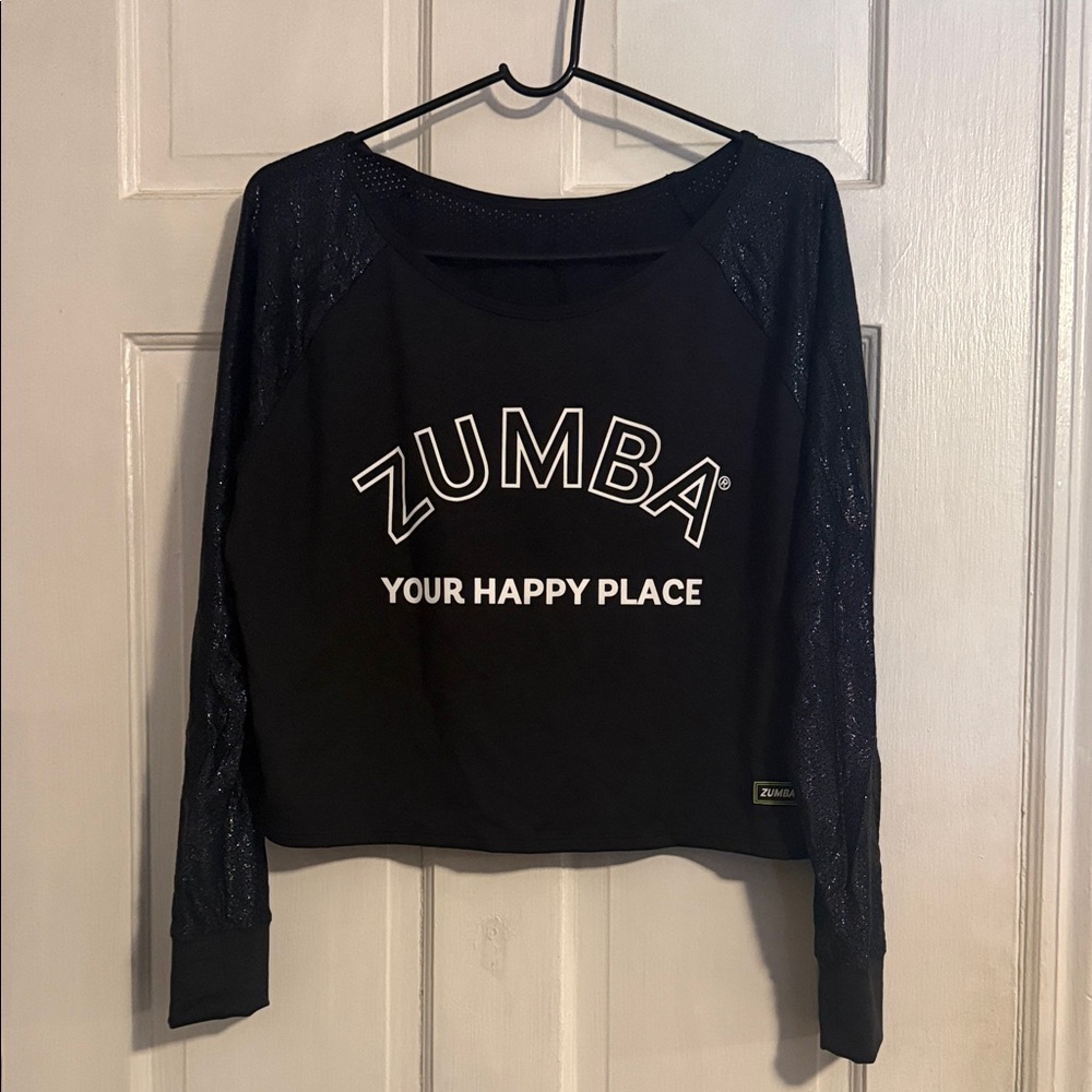 Zumba Fitness Black Long Sleeve Sweatshirt